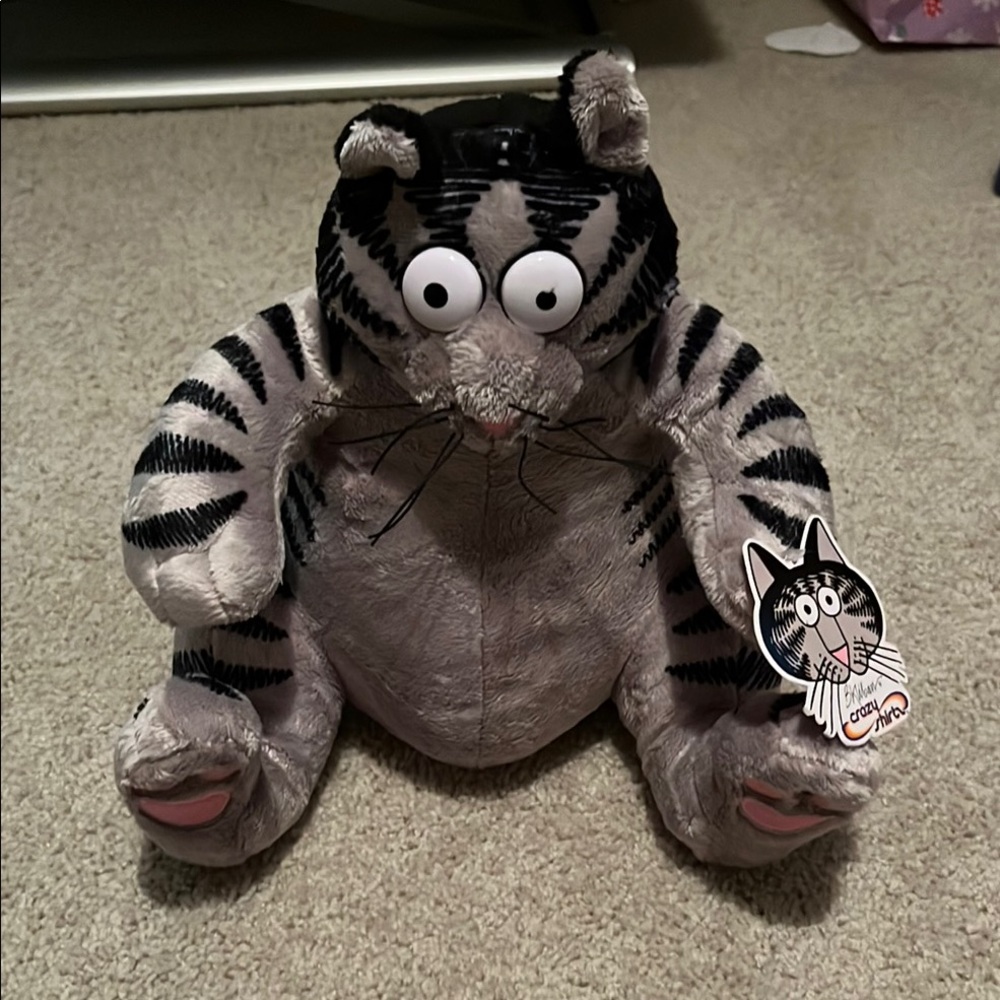 Kliban Cat stuffed animal by Crazy Shirts NWT